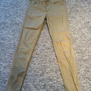 American Eagle Outfitters Women's Skinny Jeans - Olive